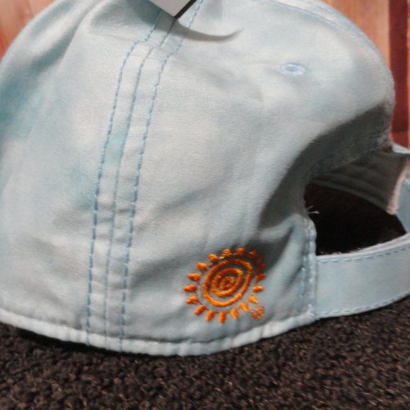 Dog is love Colorful Dog ball cap~EUC~tie dye blue, hook & loop back~Dog… - Picture 4 of 8